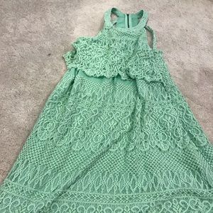 Lace Mint Dress